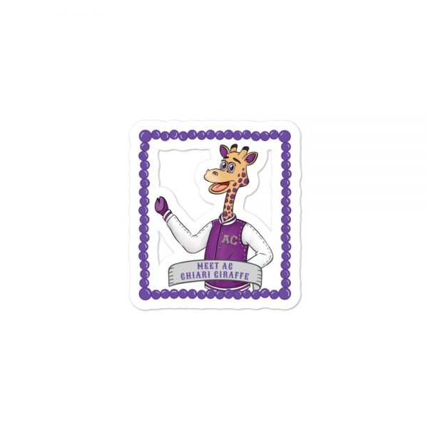 Bubble-free stickers: AC Chiari Giraffe - Image 2