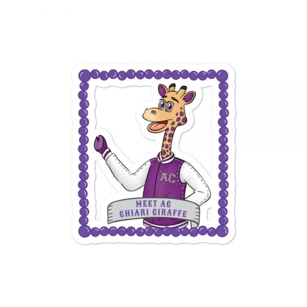 Bubble-free stickers: AC Chiari Giraffe - Image 3