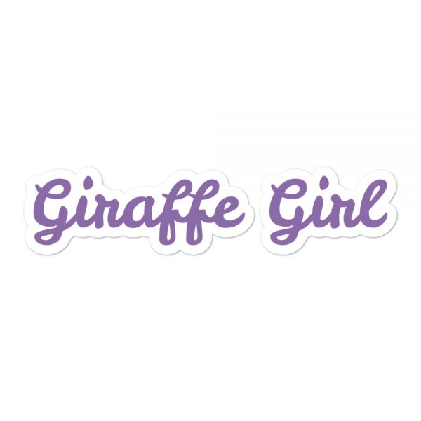 Bubble-free stickers: Giraffe Girl - Image 3