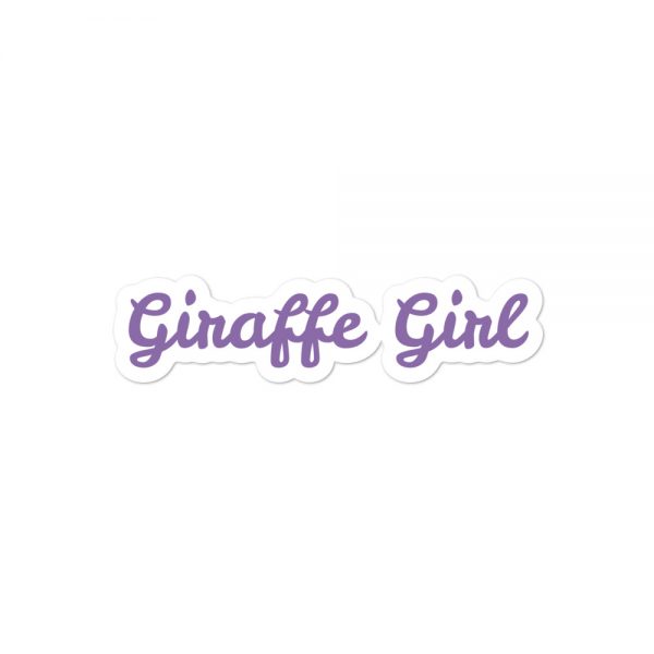 Bubble-free stickers: Giraffe Girl - Image 2