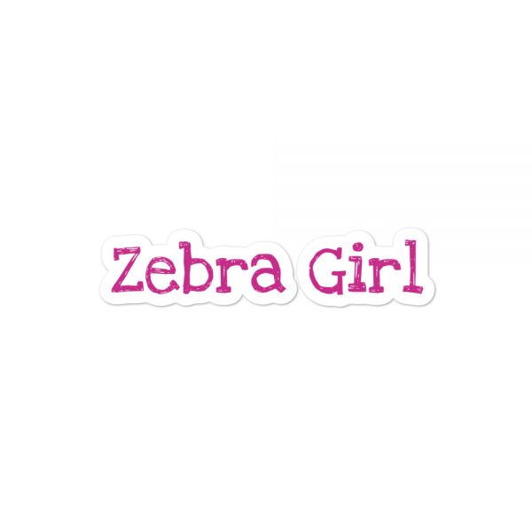 Bubble-free stickers: Zebra Girl - Image 2