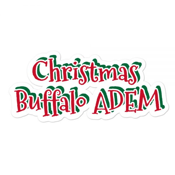 Bubble-free stickers: Christmas Buffalo ADEM - Image 3