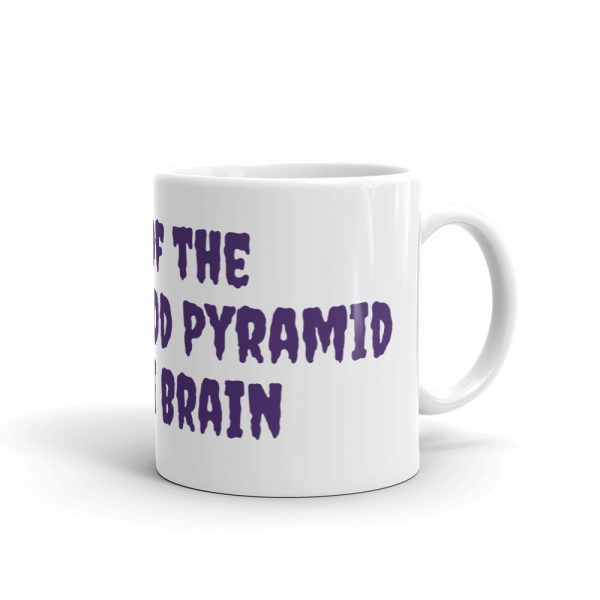 Mug:Top of the  Zombie Food Pyramid  Chiari Brain - Image 2