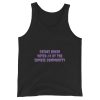 Unisex Tank Top:Chiari Brain  Voted #1 by the  Zombie Community