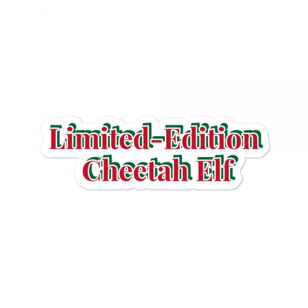 Bubble-free stickers; Limited-Edition Cheetah Elf - Image 3