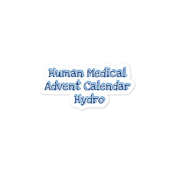 Bubble-free stickers:Human Medical Advent Calendar Hydro - Image 2