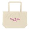 Large organic tote bag:Miss. Flexible EDS