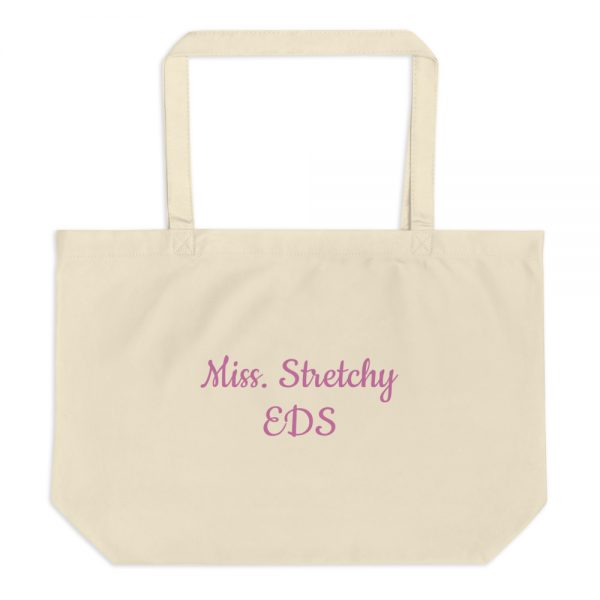 Large organic tote bag:Miss. Stretchy EDS - Image 3