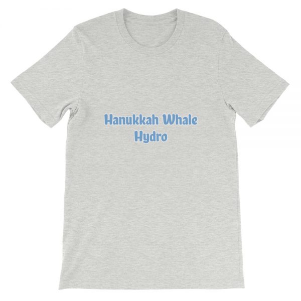 Short-Sleeve Unisex T-Shirt: Hanukkah Whale Hydro - Image 2