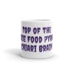 Mug:Top of the  Zombie Food Pyramid  Chiari Brain
