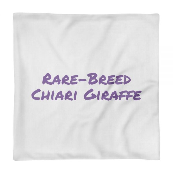 Premium Pillow Case:Rare-Breed  Chiari Giraffe - Image 2