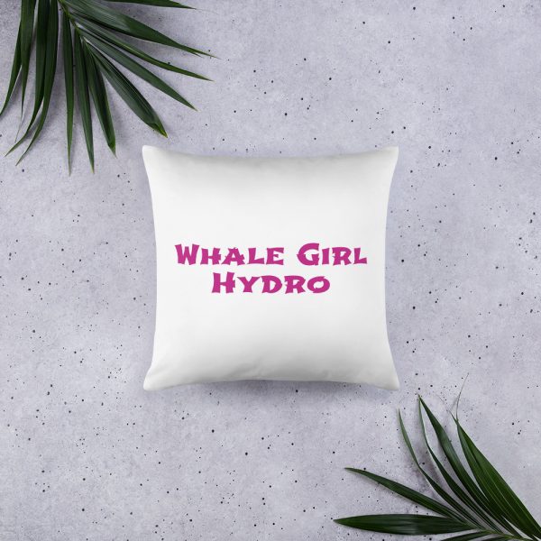 Basic Pillow: Whale Girl Hydro - Image 2