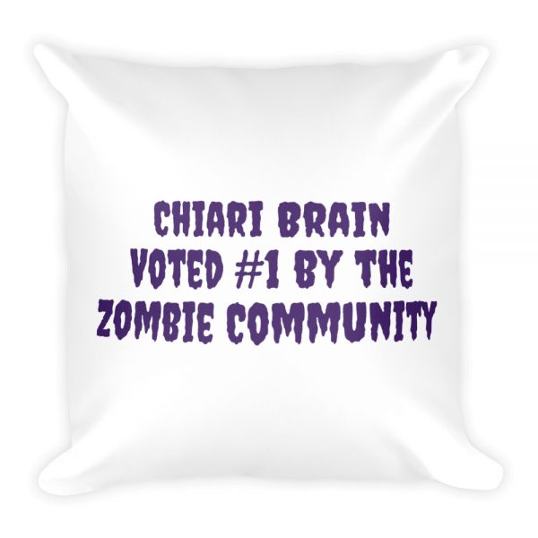 Basic Pillow:Chiari Brain  Voted #1 by the  Zombie Community - Image 3