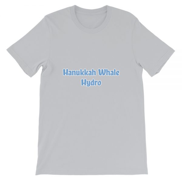 Short-Sleeve Unisex T-Shirt: Hanukkah Whale Hydro - Image 3