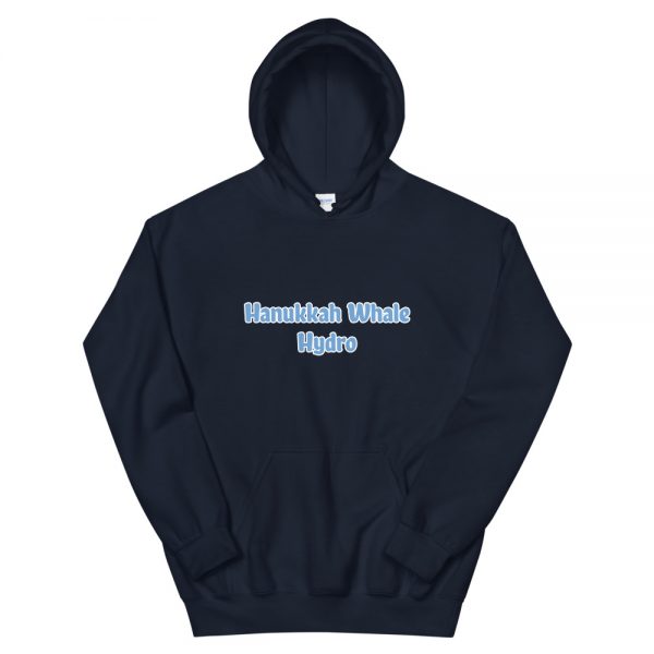 Unisex Hoodie:Hanukkah Whale Hydro - Image 3