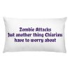 Basic Pillow: Zombie Attacks  Just another thing Chiarians  have to worry about