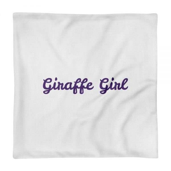 Premium Pillow Case: Giraffe Girl - Image 3