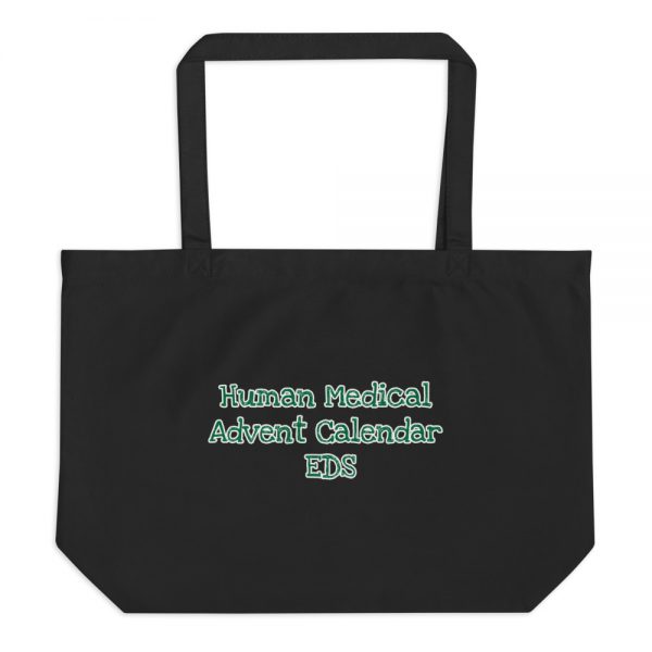 Large organic tote bag: Human Medical Advent Calendar EDS - Image 2