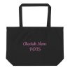 Large organic tote bag:Cheetah Mom  POTS
