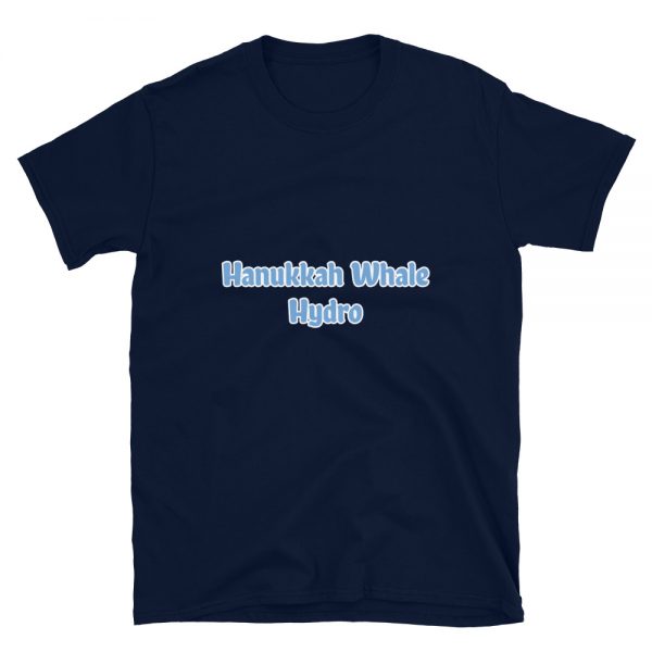 Short-Sleeve Unisex T-Shirt:Hanukkah Whale Hydro - Image 3