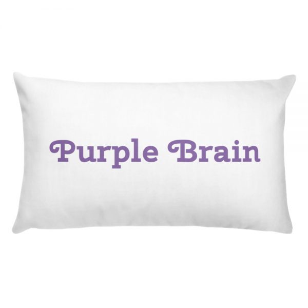 Basic Pillow: Purple Brain - Image 2