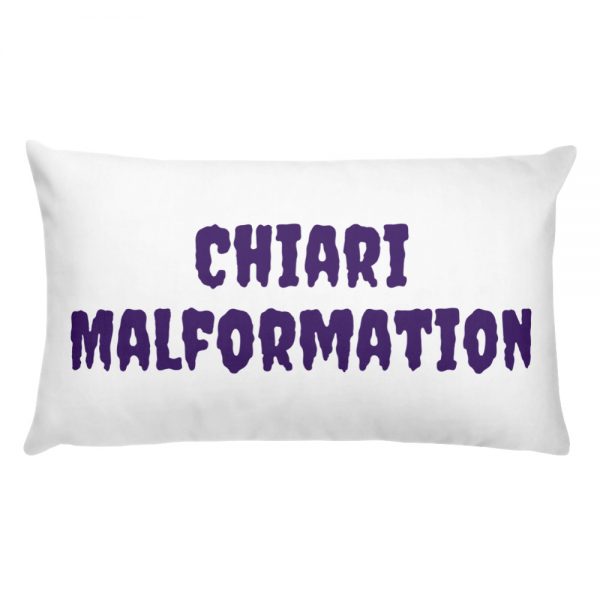 Basic Pillow:Top of the  Zombie Food Pyramid  Chiari Brain - Image 2