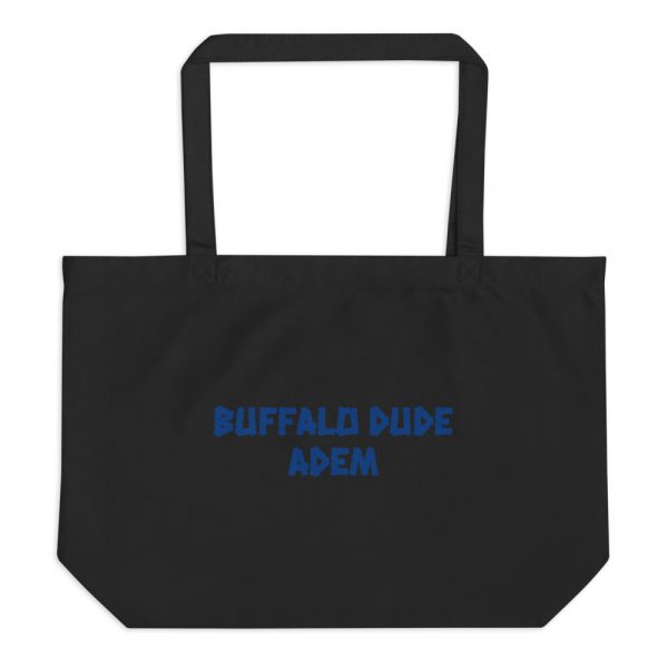 Large organic tote bag:Buffalo Dude  ADEM - Image 2