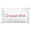 Premium Pillow: Cheetah Girl