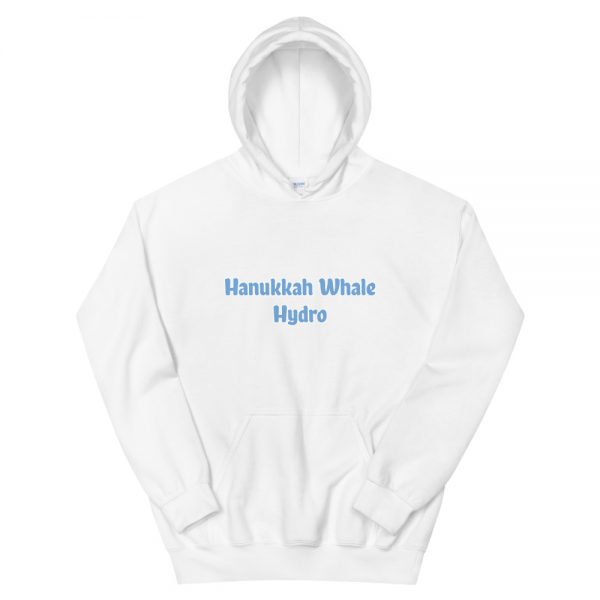 Unisex Hoodie:Hanukkah Whale Hydro - Image 2