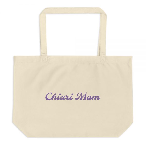 Large organic tote bag:Chiari Mom - Image 3