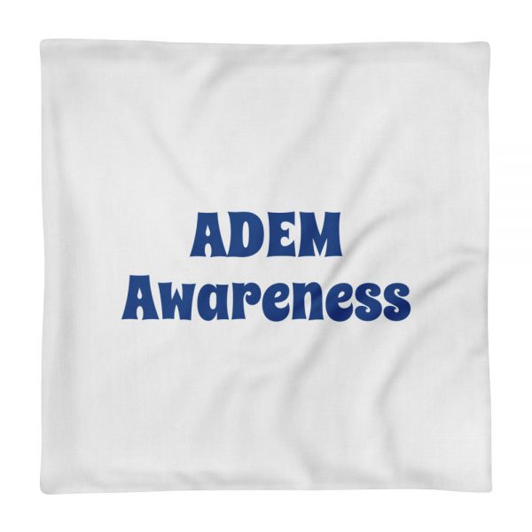 Premium Pillow Case:ADEM  Awareness - Image 2