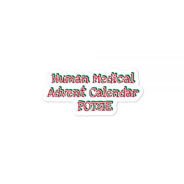 Bubble-free stickers: Human Medical Advent Calendar POTSIE - Image 2