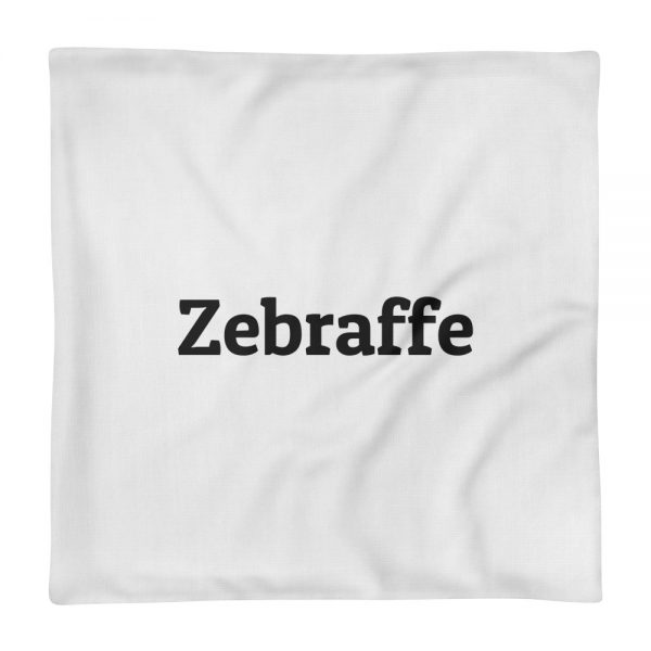 Premium Pillow Case: Zebraffe - Image 3