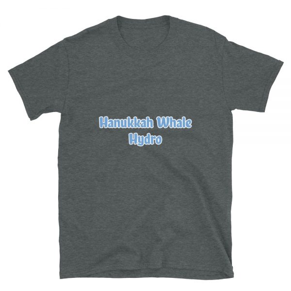 Short-Sleeve Unisex T-Shirt:Hanukkah Whale Hydro - Image 4