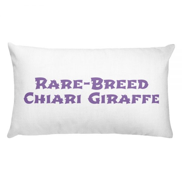 Premium Pillow:Rare-Breed  Chiari Giraffe - Image 2