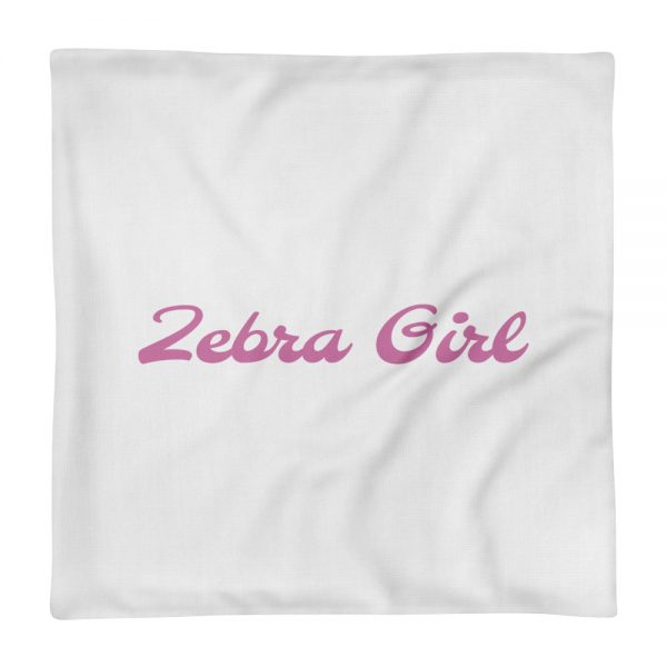 Premium Pillow Case: Zebra Girl - Image 3