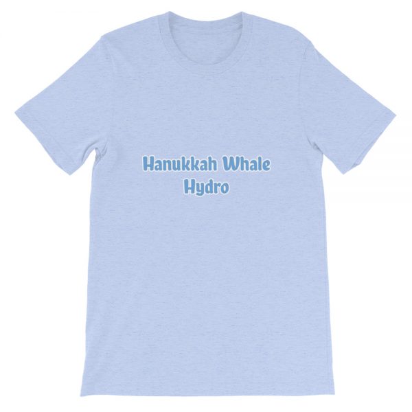 Short-Sleeve Unisex T-Shirt: Hanukkah Whale Hydro - Image 4