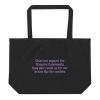 Large organic tote bag:Chiarians support the  Vampire Community they don’t want us for our  brains like the zombies