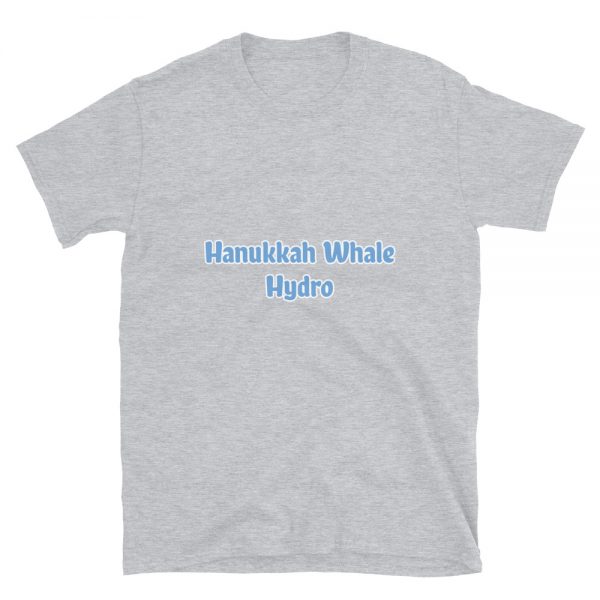 Short-Sleeve Unisex T-Shirt:Hanukkah Whale Hydro - Image 5