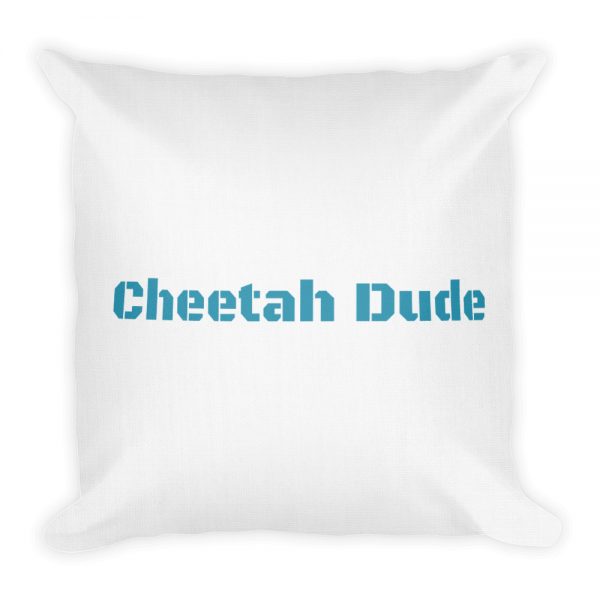 Premium Pillow: Cheetah Dude - Image 3