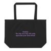 Large organic tote bag: Zombies The only ones that will really appreciate your Chiari Brain
