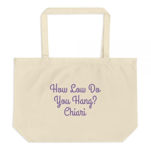 Large organic tote bag: How Low Do You Hang? Chiari - Image 3