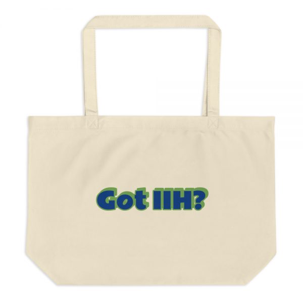 Large organic tote bag:Got IIH? - Image 3