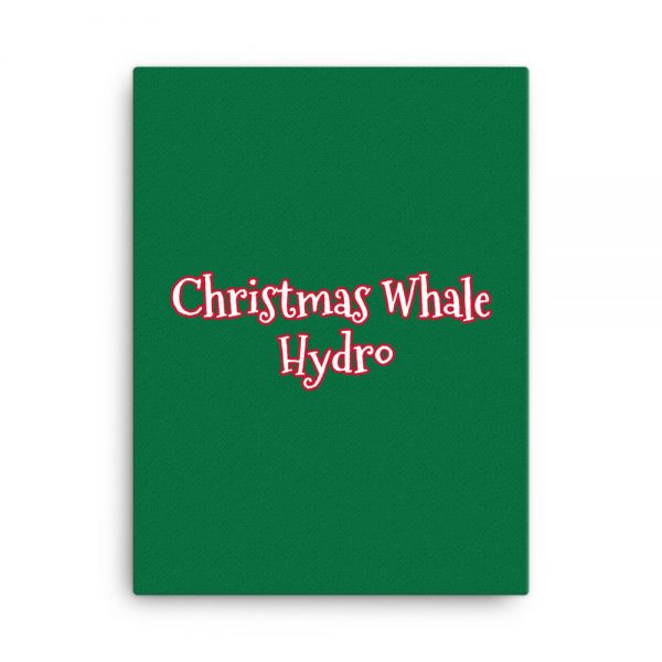 Canvas:  Christmas Whale Hydro - Image 5