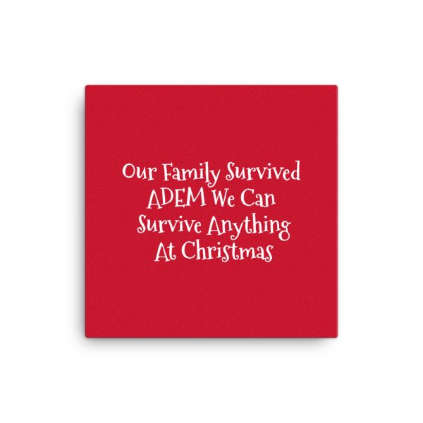 Canvas: Our Family Survived ADEM We Can Survive Anything At Christmas - Image 3