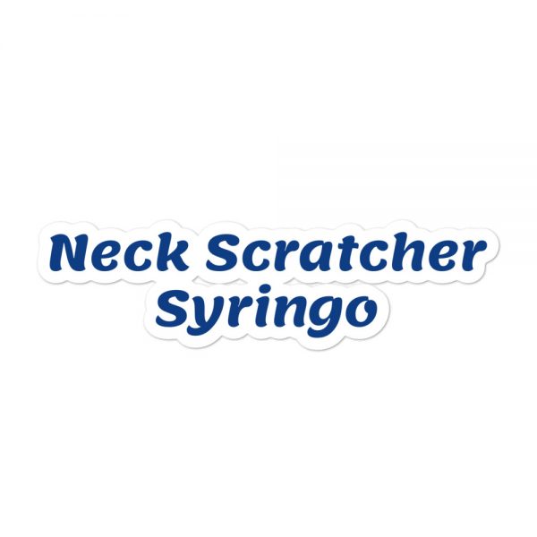 Bubble-free stickers:Neck Scratcher Syringo - Image 3