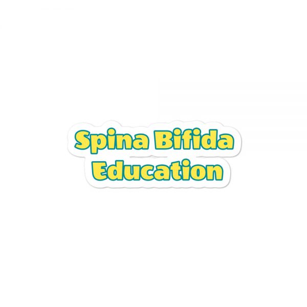 Bubble-free stickers:Spina Bifida Education - Image 2