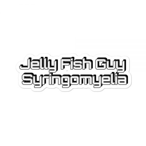 Bubble-free stickers:Jelly Fish Guy Syringomyelia - Image 3