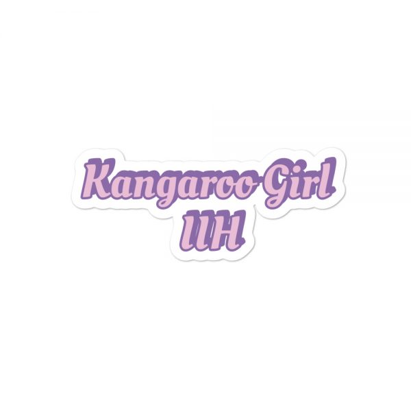 Bubble-free stickers:Kangaroo Girl  IIH - Image 2