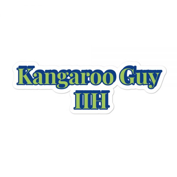 Bubble-free stickers:Kangaroo Guy IIH - Image 3